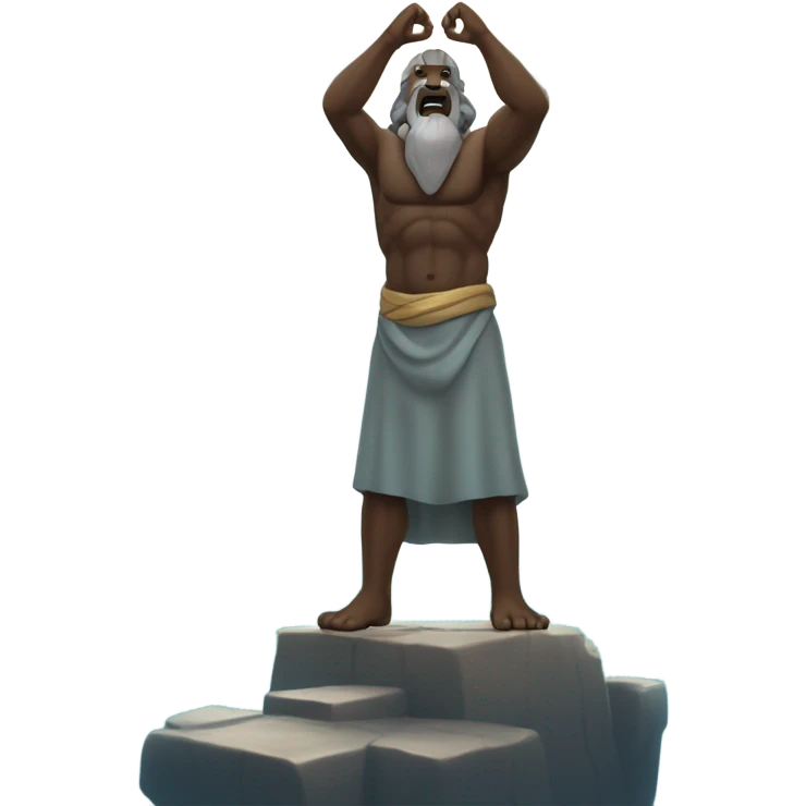 Moses parting the water ￼ emoji