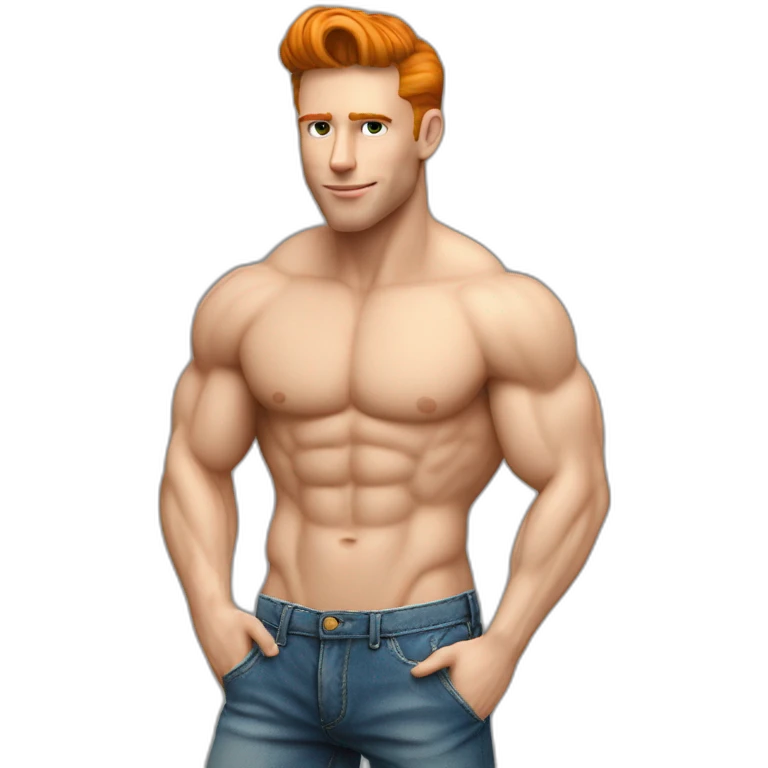 sexy-pose-very-fit-ginger-brunette-caucasian-gay-men-kissing emoji