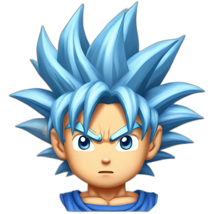 Goku super sayan bleu emoji