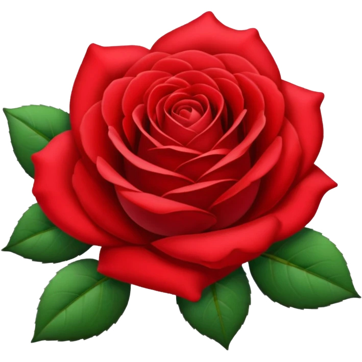 1 red rose emoji