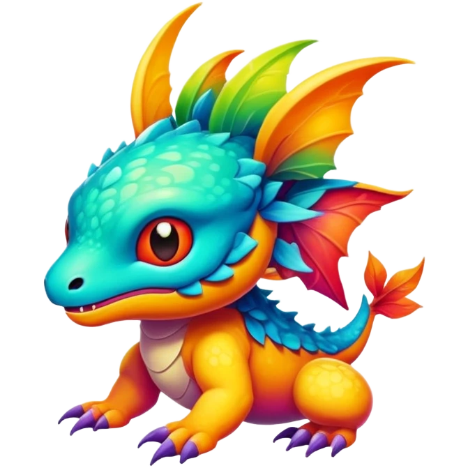 Vibrant Fakémon-creature emoji