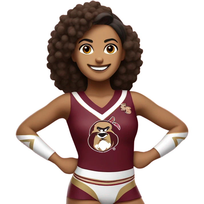 Florida state Latino cheerleader  emoji