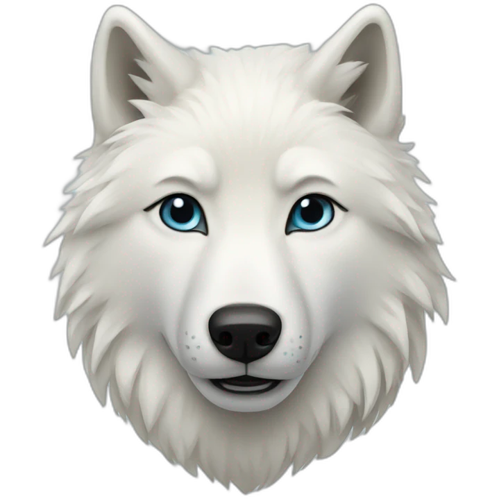 Arctic wolf emoji