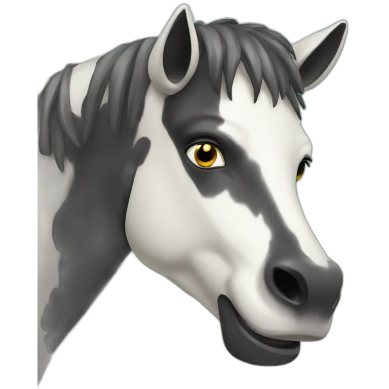 Cheval vache emoji