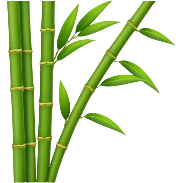 green bamboo stalks with leaves emoji