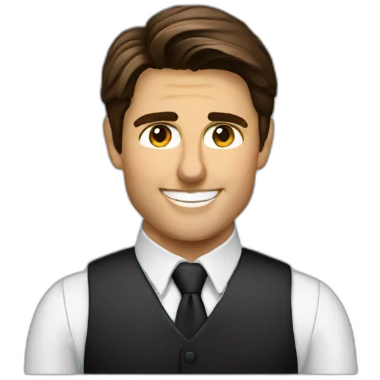 Tom Cruise waiter  emoji