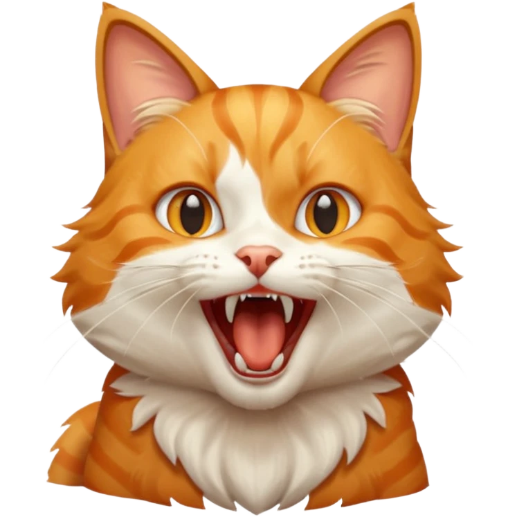 Gato gritando emoji