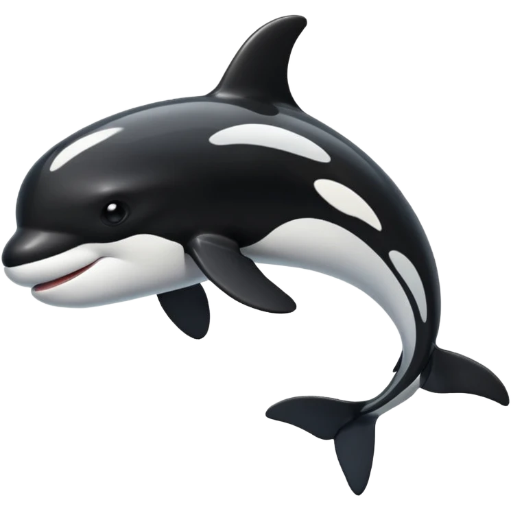 Orca without the eyes emoji
