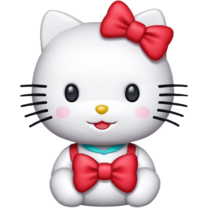 Hello-kitty hello-kitty mad red bow emoji