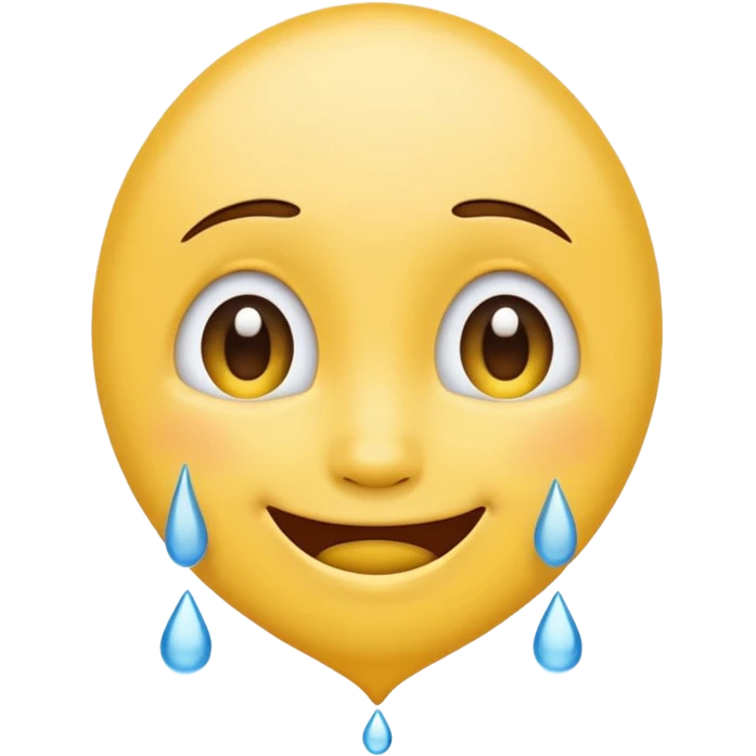 Tears of Joy emoji—iOS style. emoji