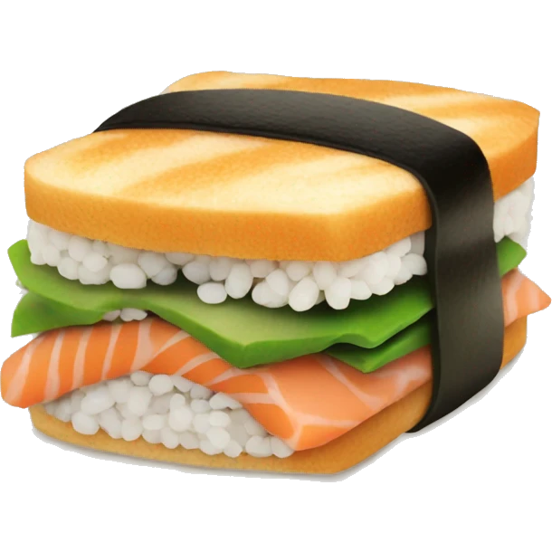 sushi sandwich emoji