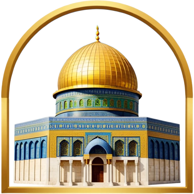 Dome of the rock, Palestine emoji