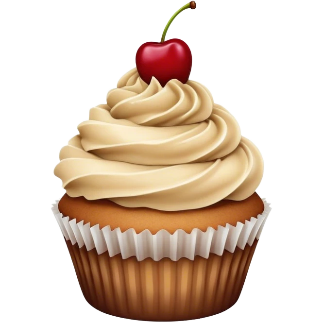 Well rested cupcake  emoji
