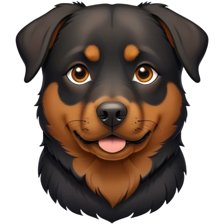 Black shepherd Rottweiler mix emoji