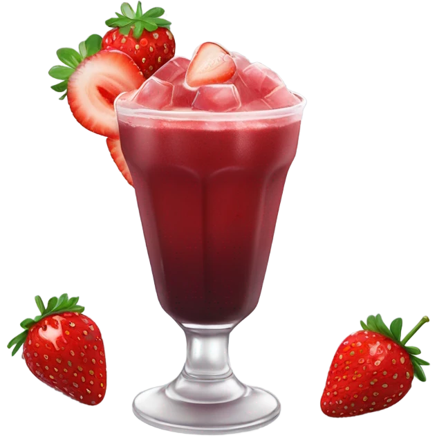 Strawberry açaí drink Starbucks  emoji