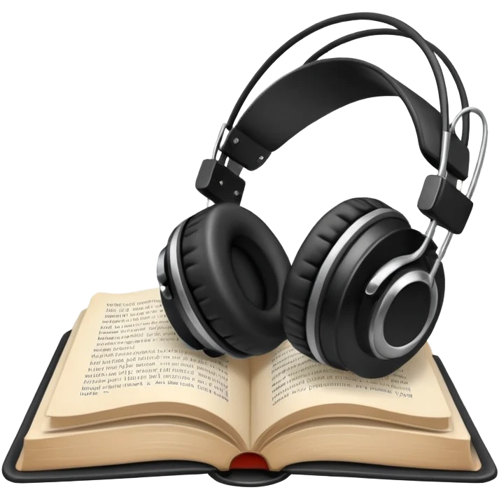 headphone book emoji