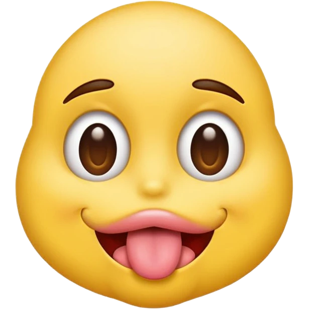 make a cross eyed esotropia emoji with tounge out emoji