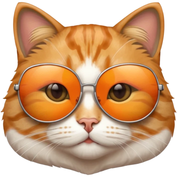 Cat wearing sunglasses emoji