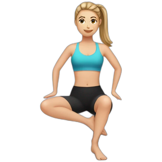 Pilates girl emoji