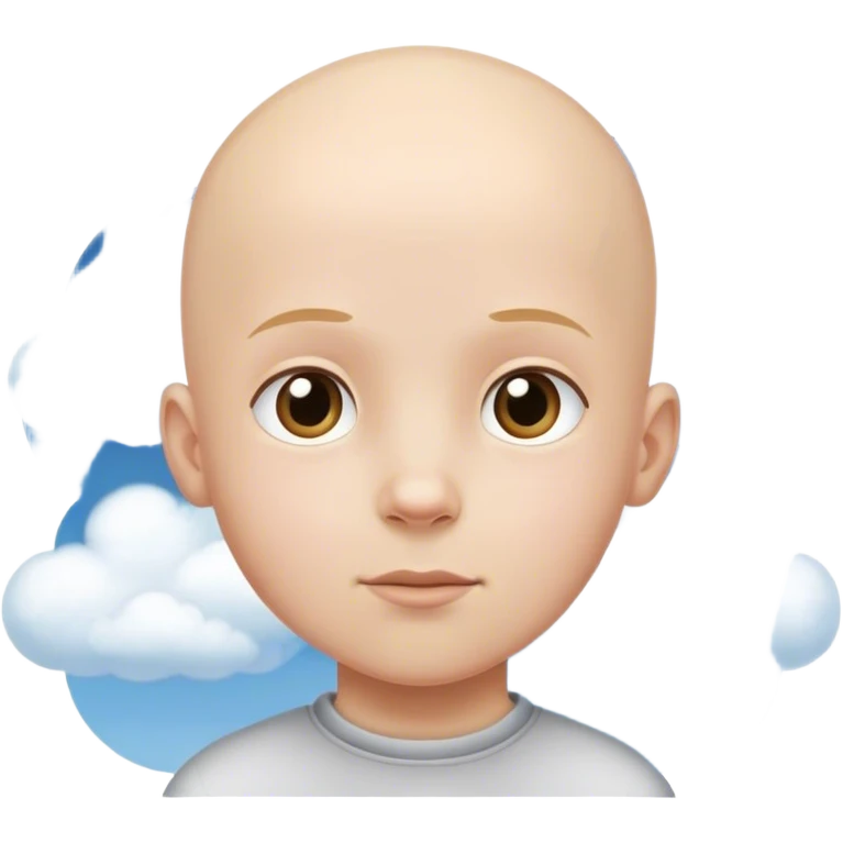 bald boy in the sky emoji