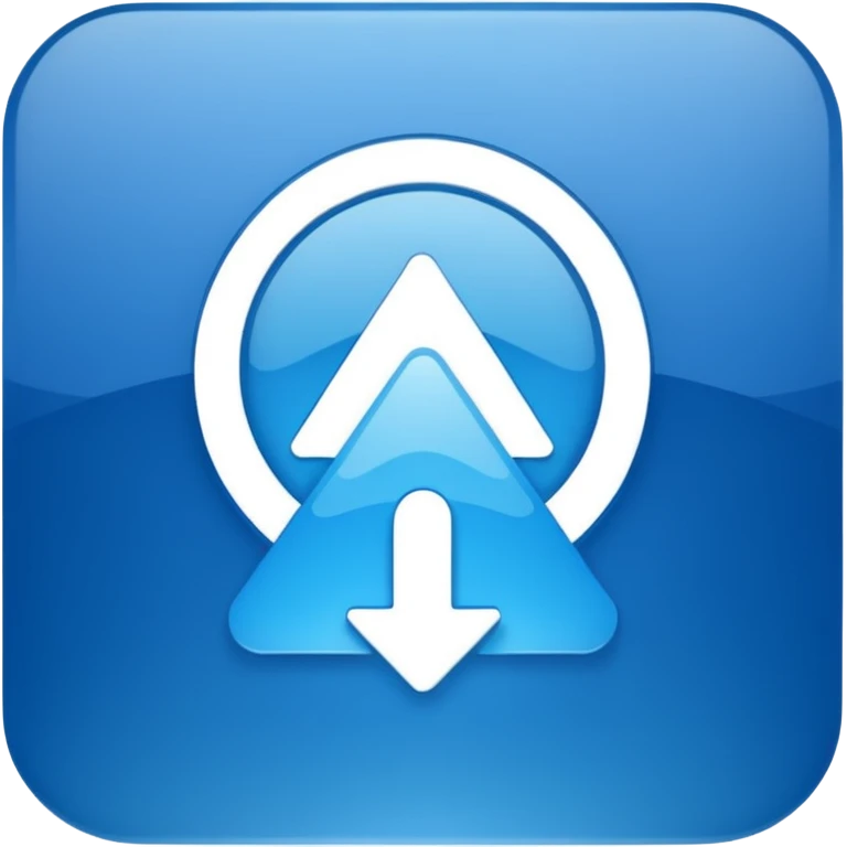 upload data icon for site navigation. emoji