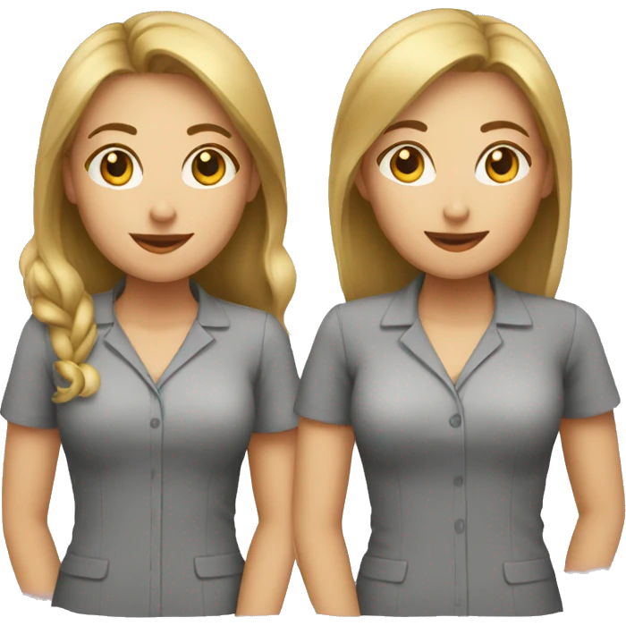 3 female work colleagues emoji