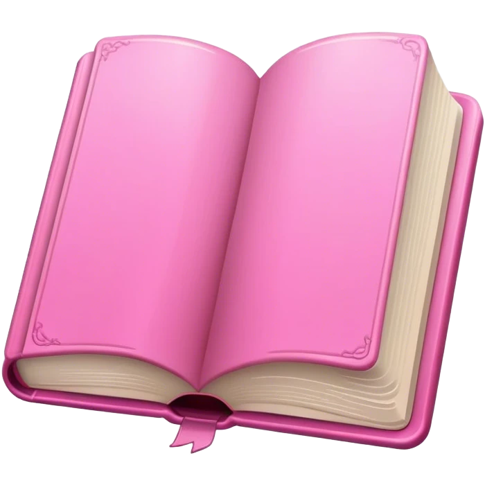 Icone book utilise couleurs rose emoji