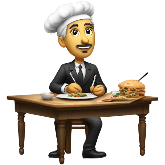 Italian food critic  emoji