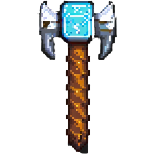 Minecraft iron hammer emoji