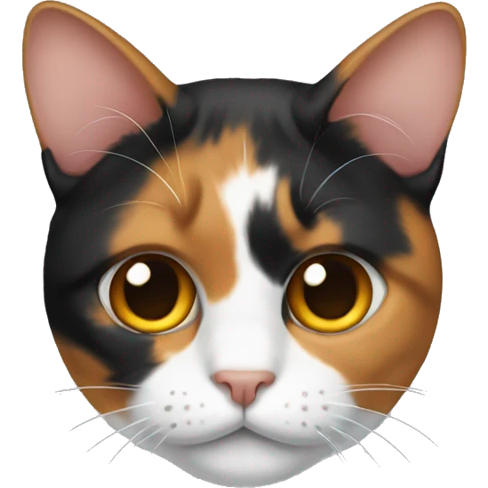 calico cat head  emoji