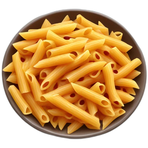 Pasta penne in red sauce  emoji