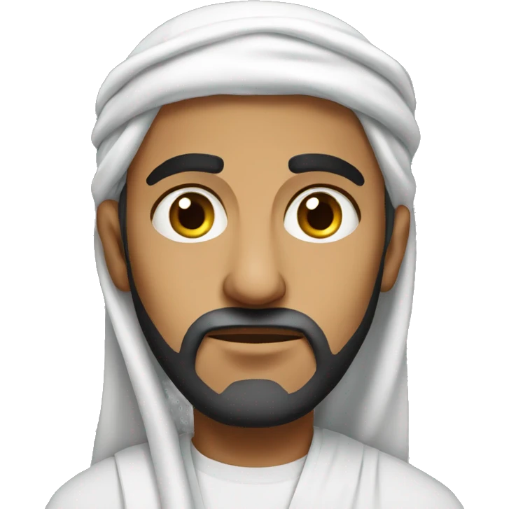 Serious Arab Muslim emoji