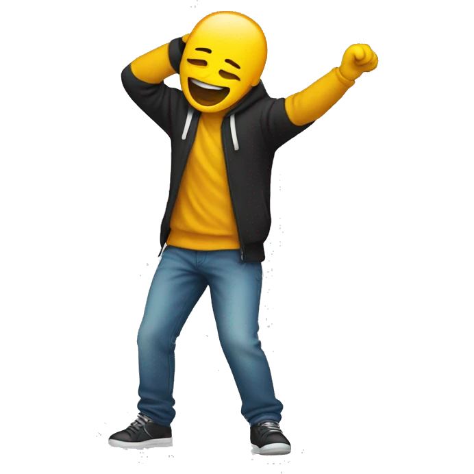 Person dabbing emoji