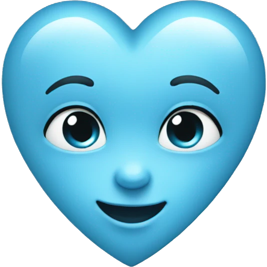 baby blue heart emoji