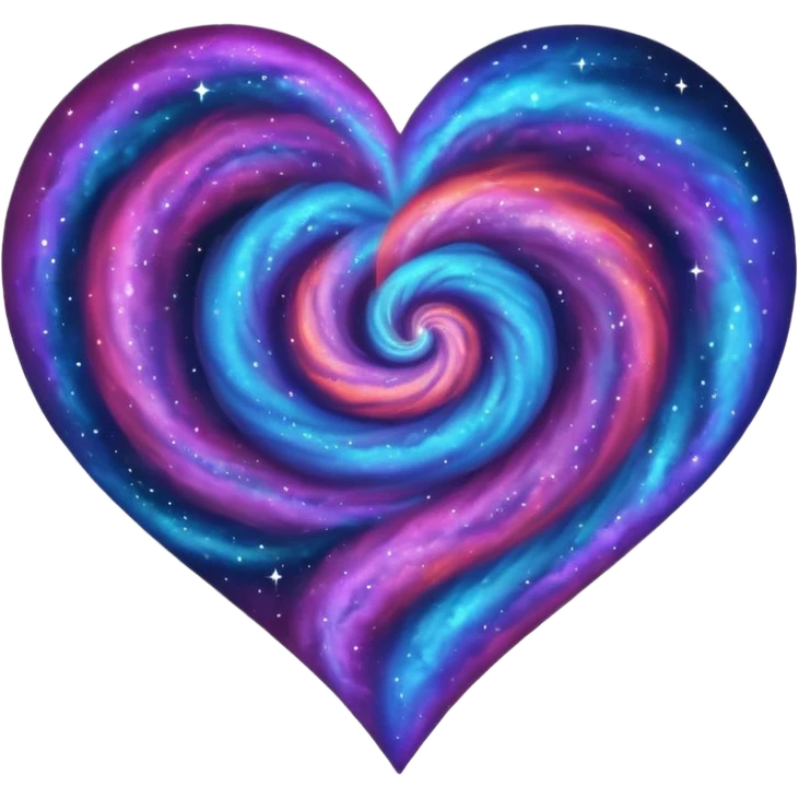 galaxy heart emoji