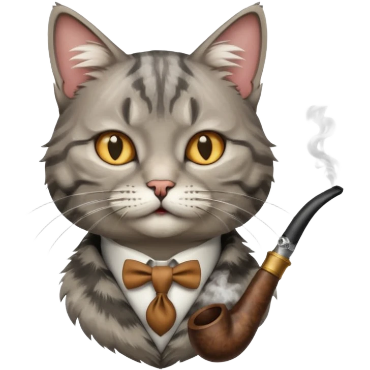 cat smoking emoji