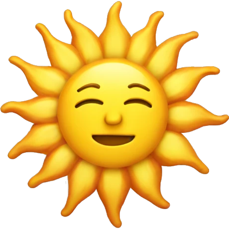 Sun emoji