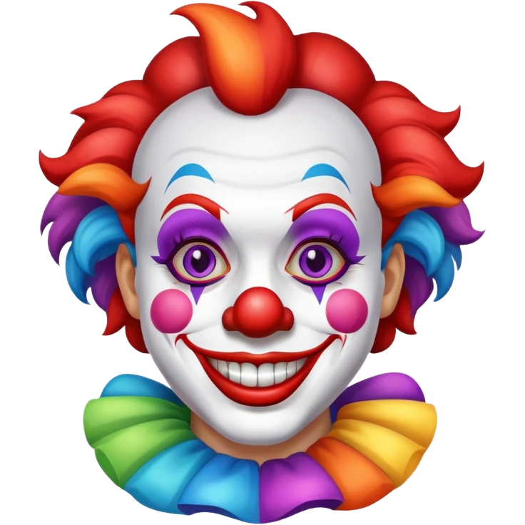 bright clown emoji