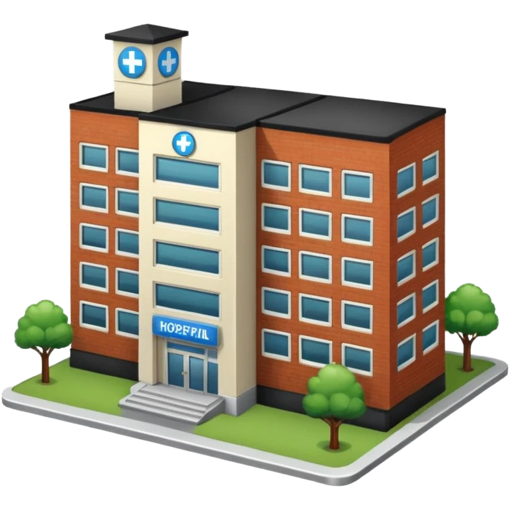 HOSPITAL desde fuera  emoji