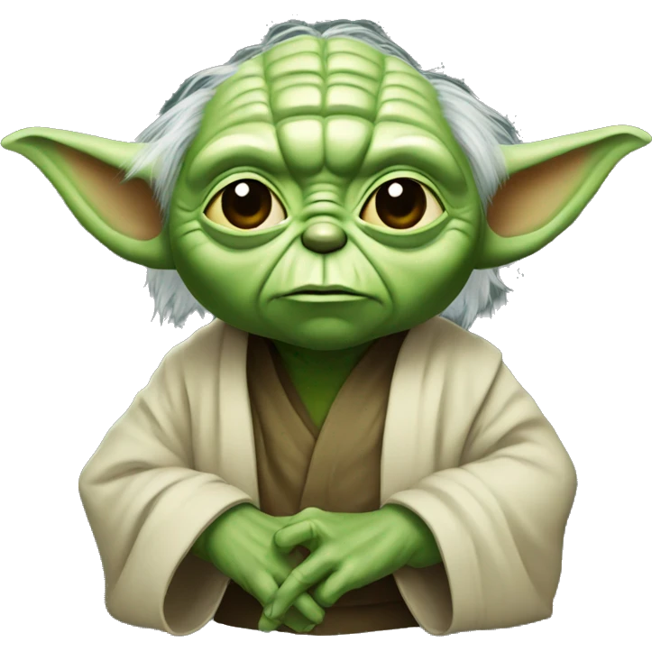 yoda half body emoji