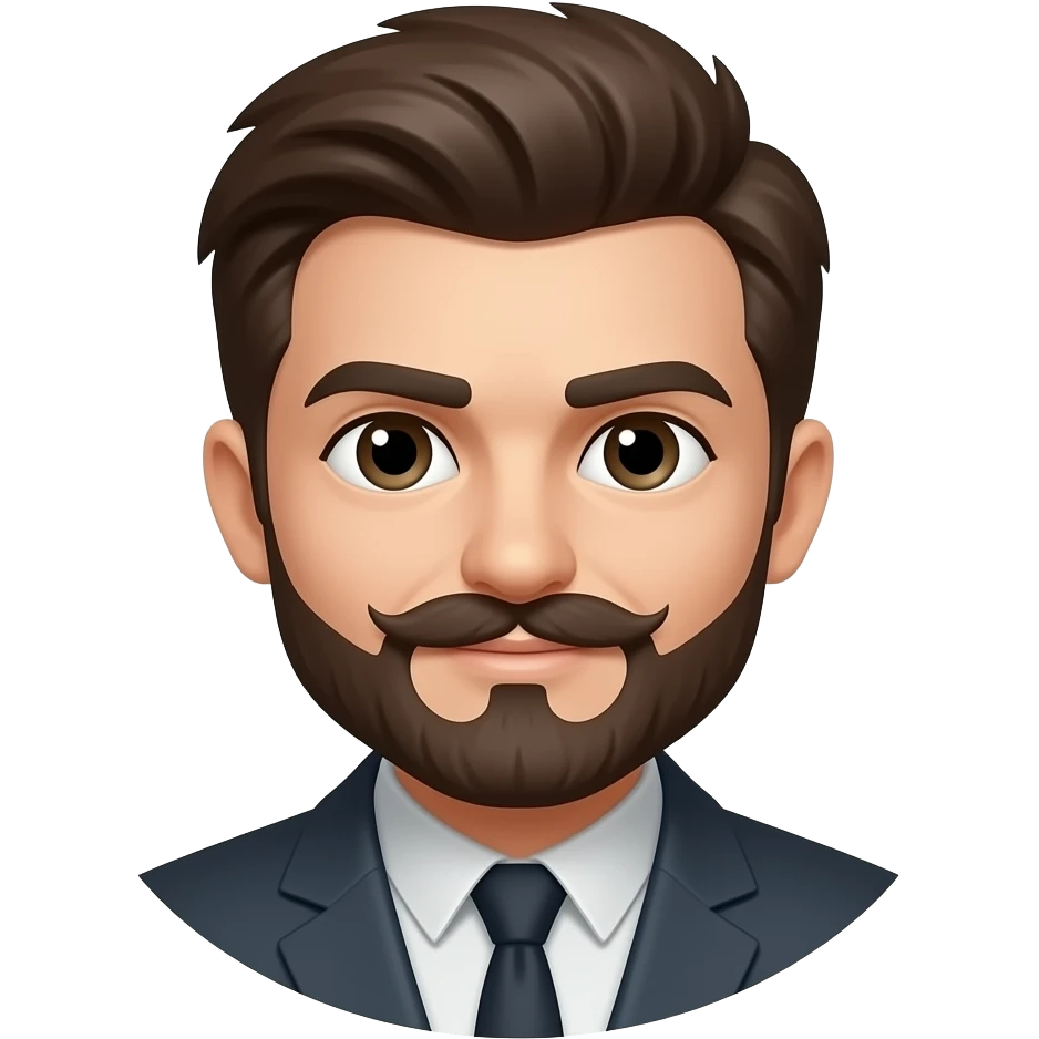 colocar bigote y chivera emoji