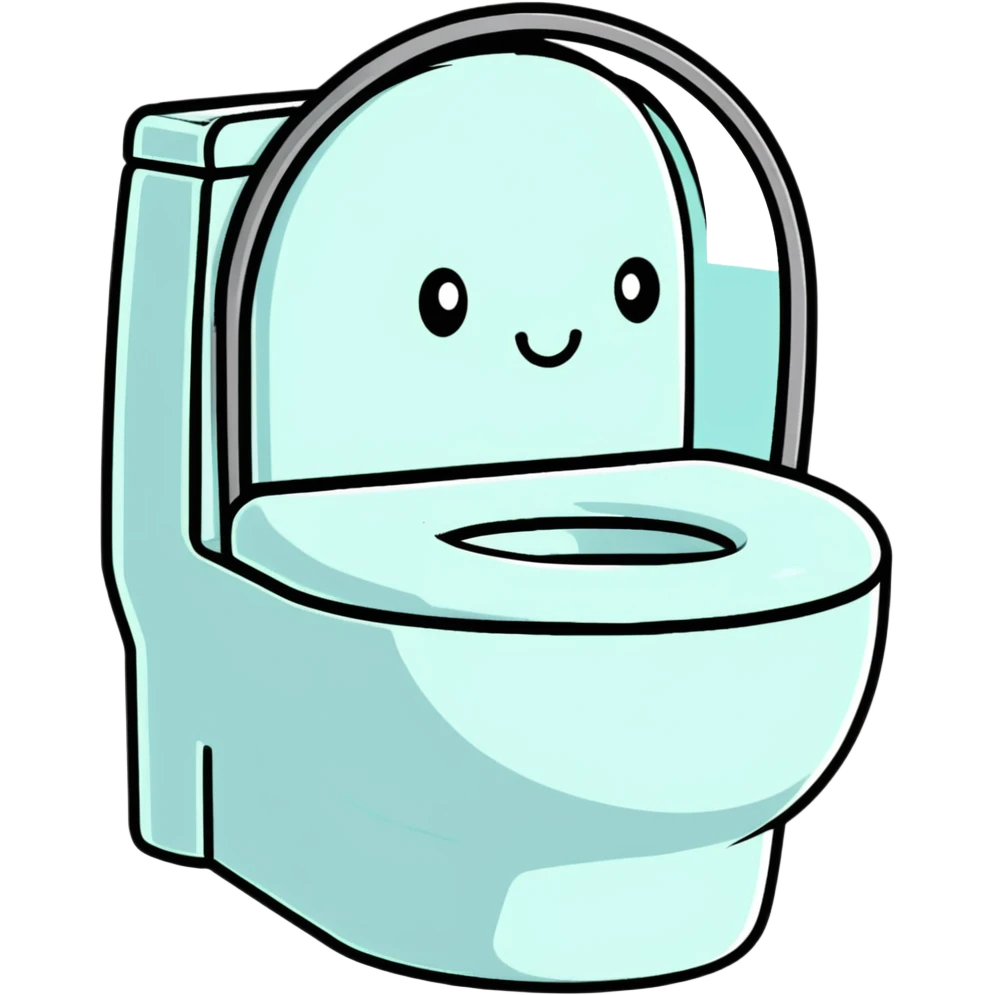 skibidi toilet with a face emoji