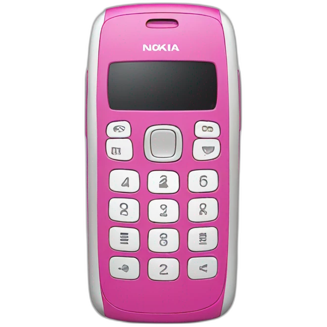 pink-nokia-flipphone emoji