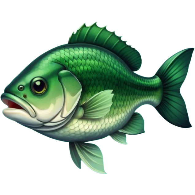 Bass fishing emoji