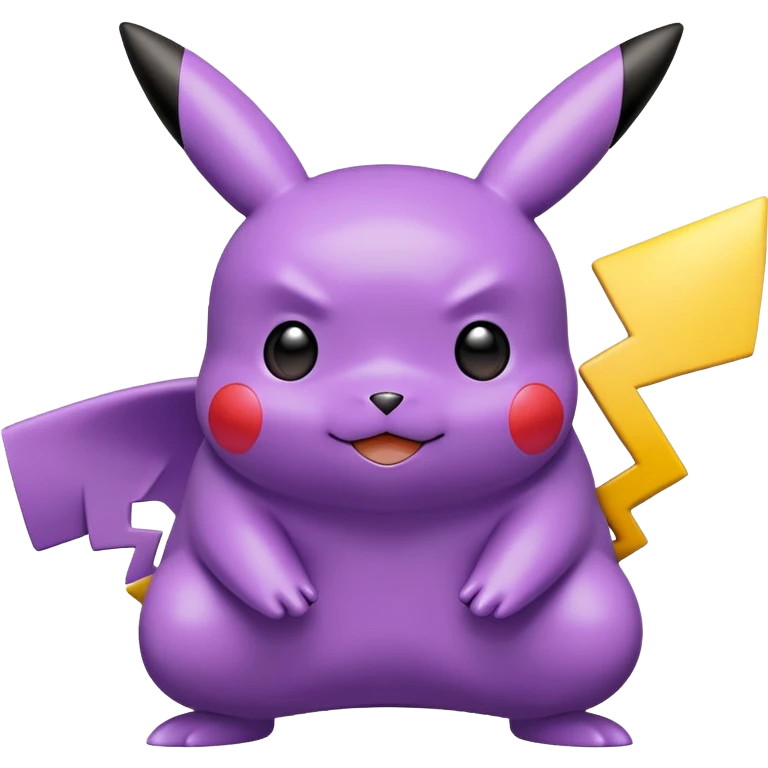 Purple pikachu  emoji