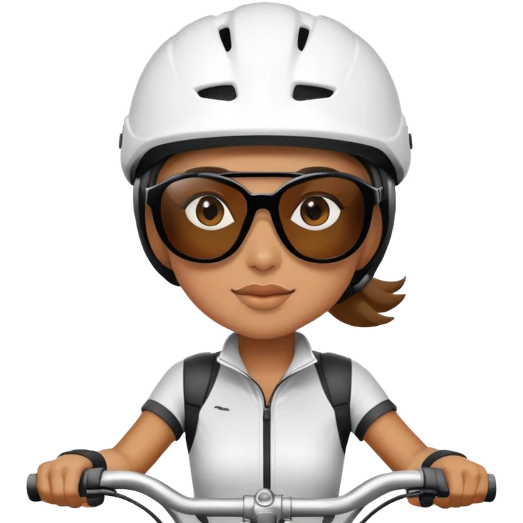 Ruta on bike  emoji
