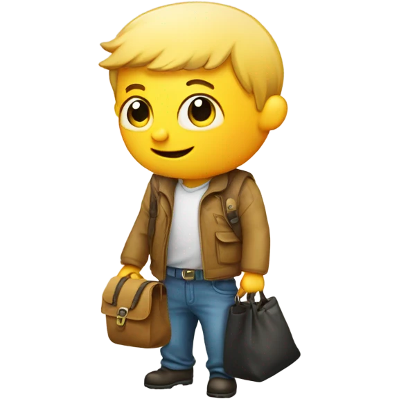 Robbe with a bag emoji