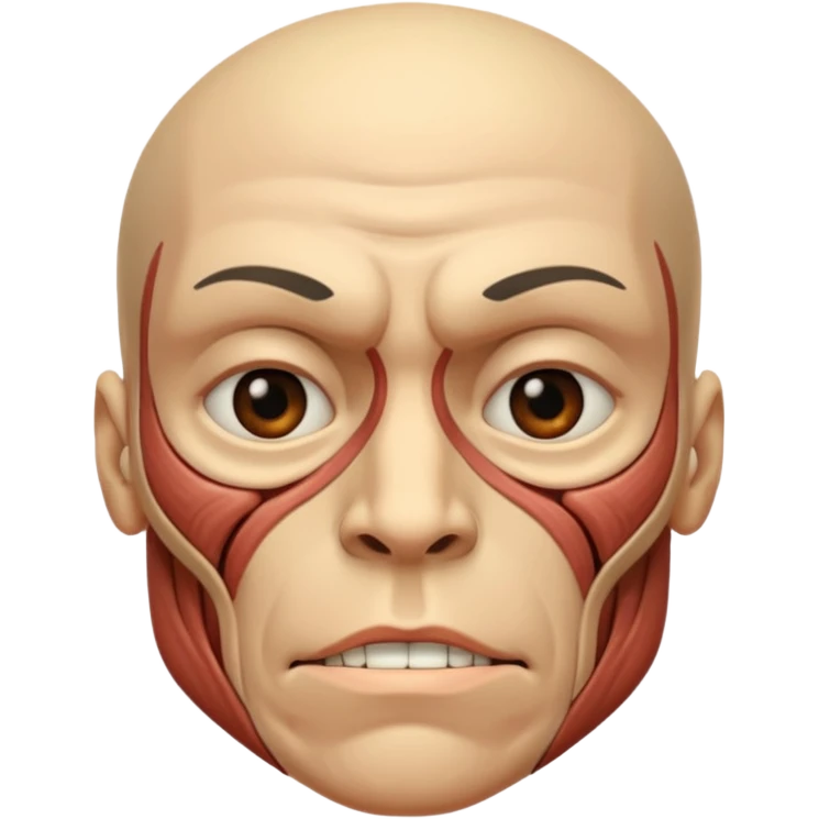 muscles of the facial expression emoji