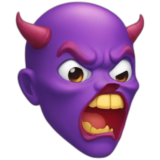 diable qui fait un bisous emoji