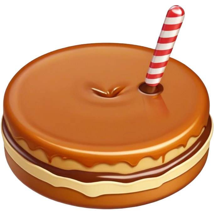 Dalgona candy circle  emoji